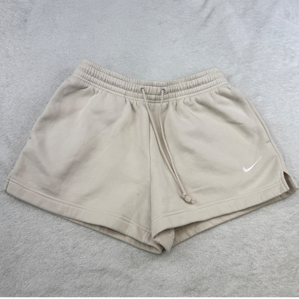 Nike Phoenix Fleece Women's Sz M Sportswear High-Waisted Loose Shorts Swoosh